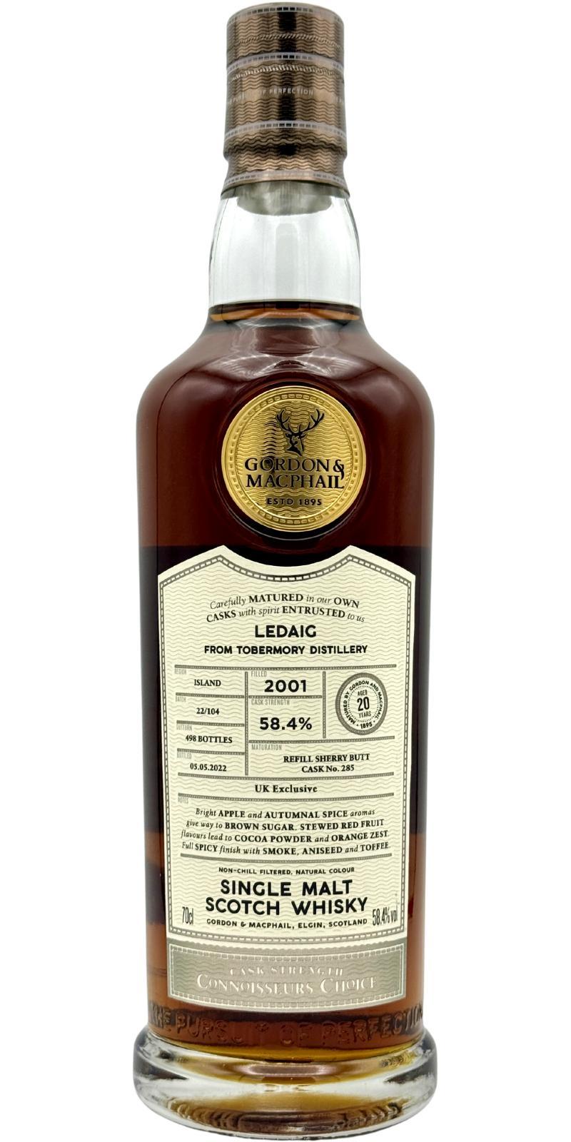Ledaig 2001 GM  Connoisseurs Choice - Cask Strength