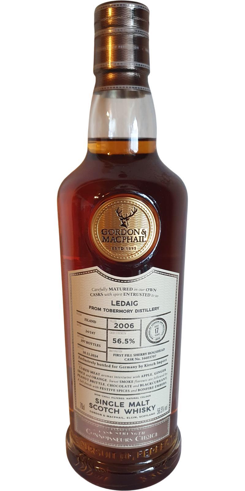 Ledaig 2006 GM  Connoisseurs Choice