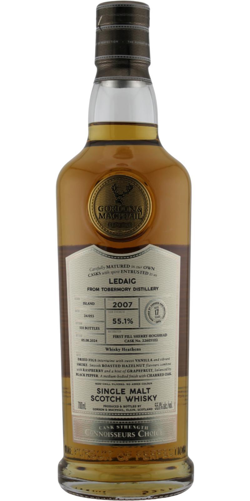 Ledaig 2007 GM  Connoisseurs Choice - Cask Strength