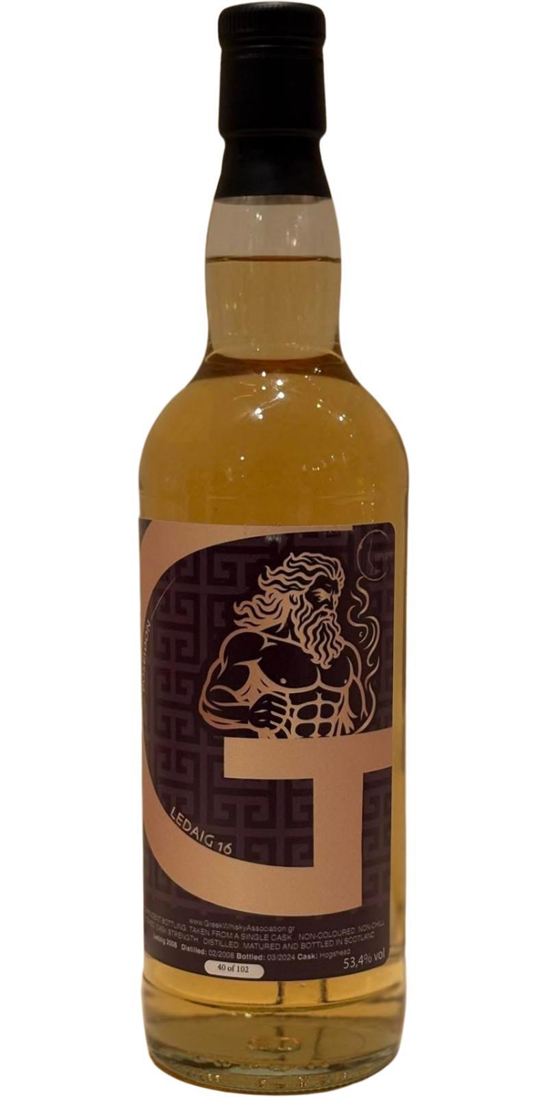 Ledaig 2008 GWA  Whiskology – Whisky & Mythology -  God of the Sea