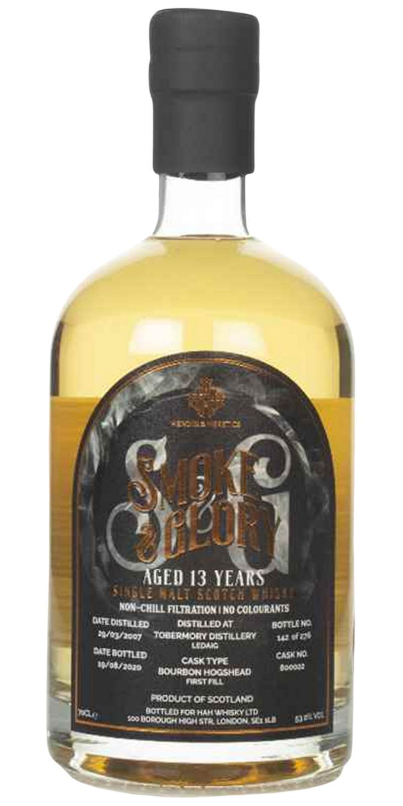 Ledaig 2007 HAH  Smoke & Glory