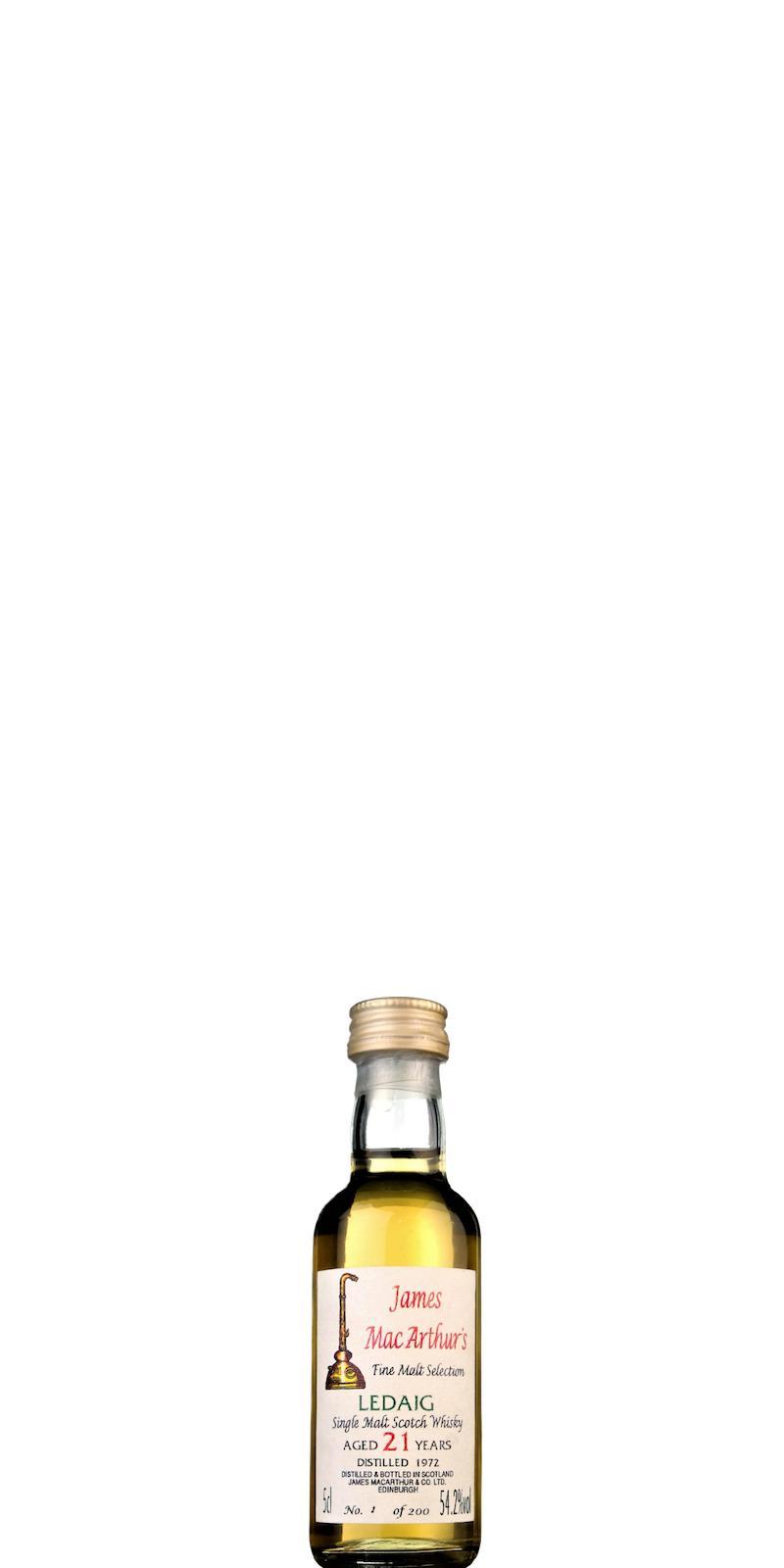 Ledaig 1972 JM  Fine Malt Selection - Miniature