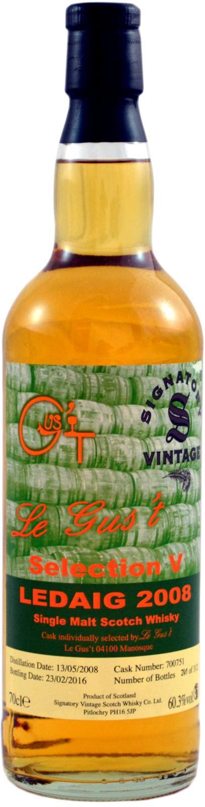 Ledaig 2008 LEG  Selection V
