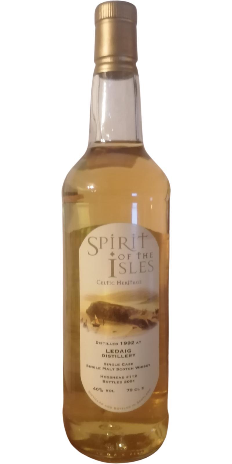 Ledaig 1992 LG  Spirit of the Isles