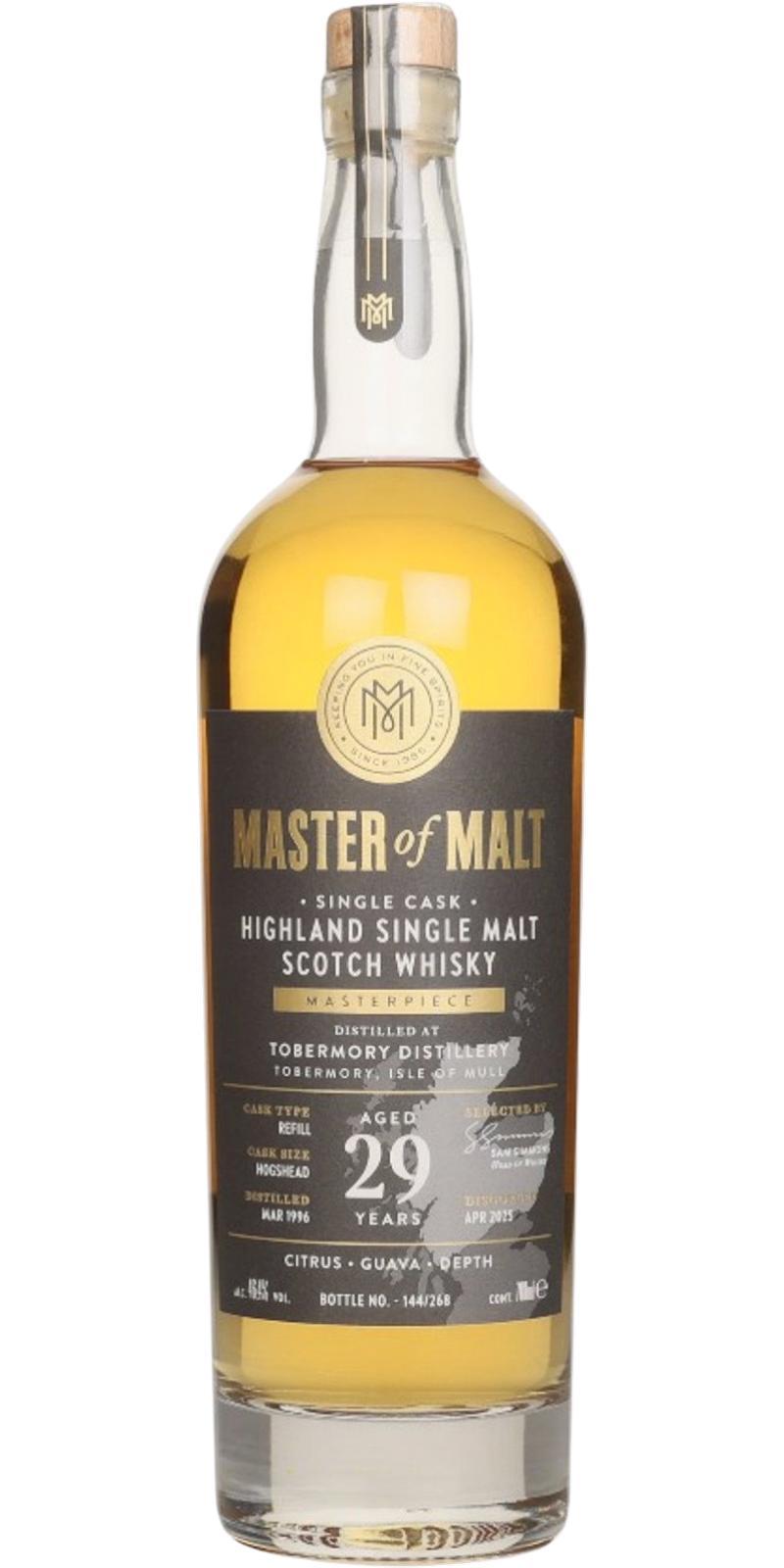 Tobermory 1996 MoM  Single Cask - Masterpiece