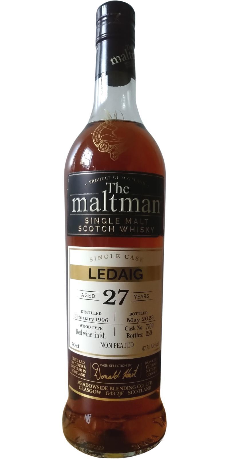 Ledaig 1996 MBl  The Maltman