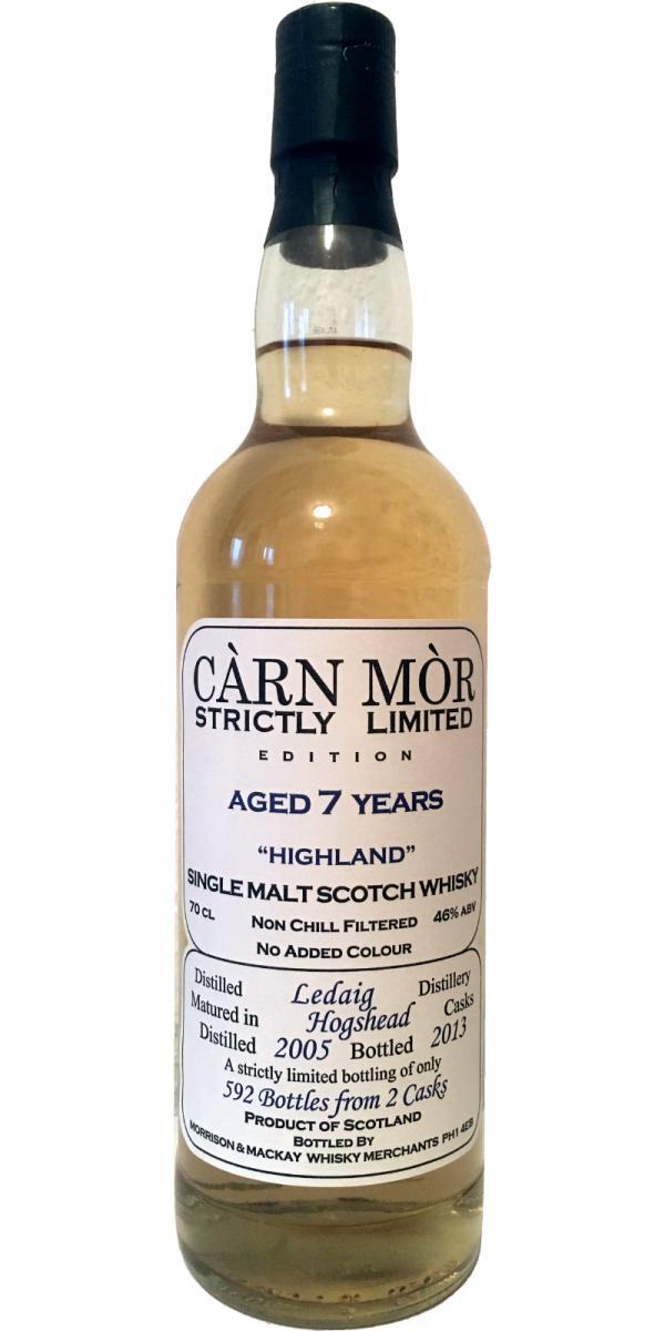 Ledaig 2005 MMcK  Càrn Mòr - Strictly Limited Edition