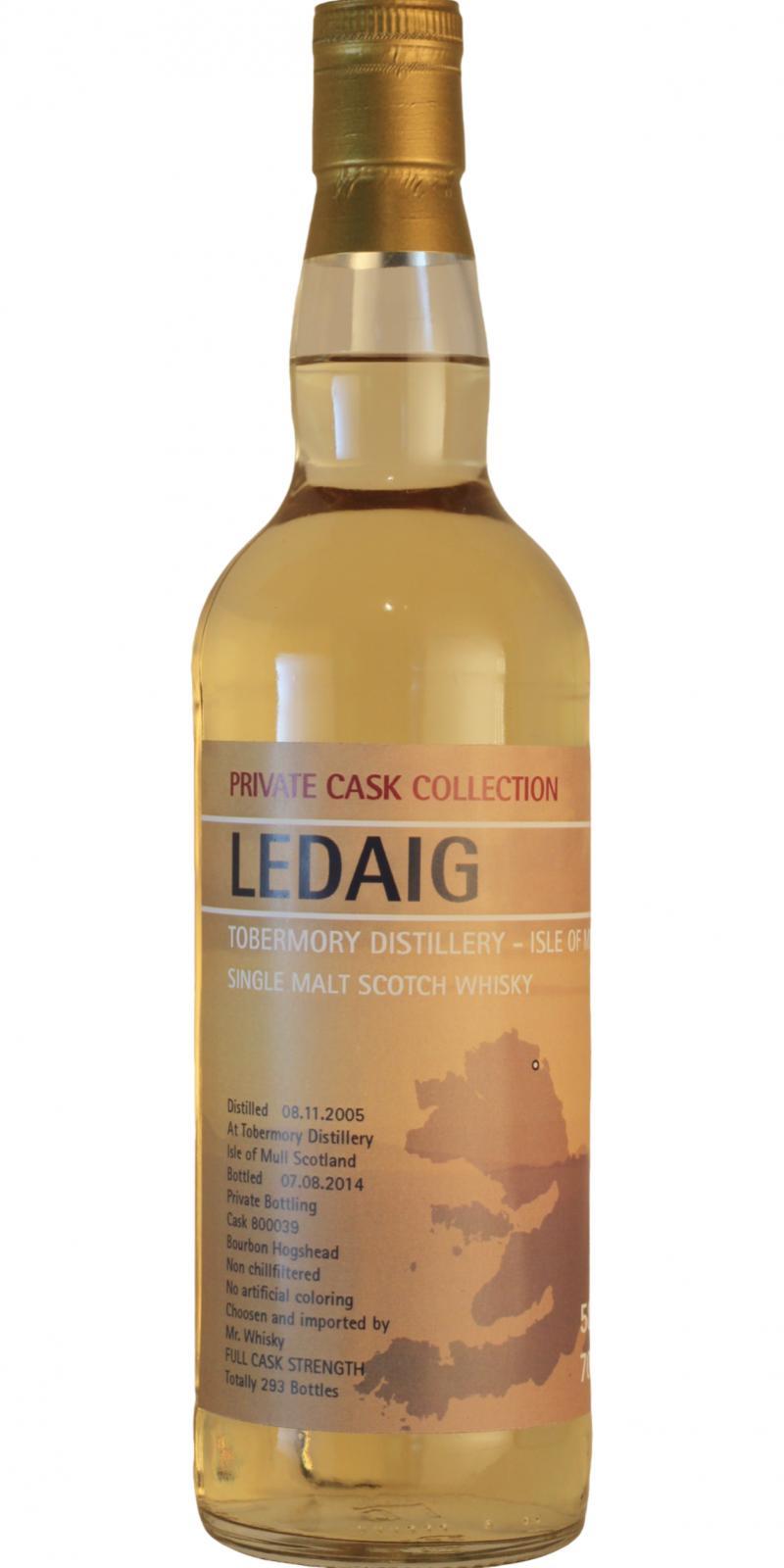 Ledaig 2005 MrW  Private Cask Collection