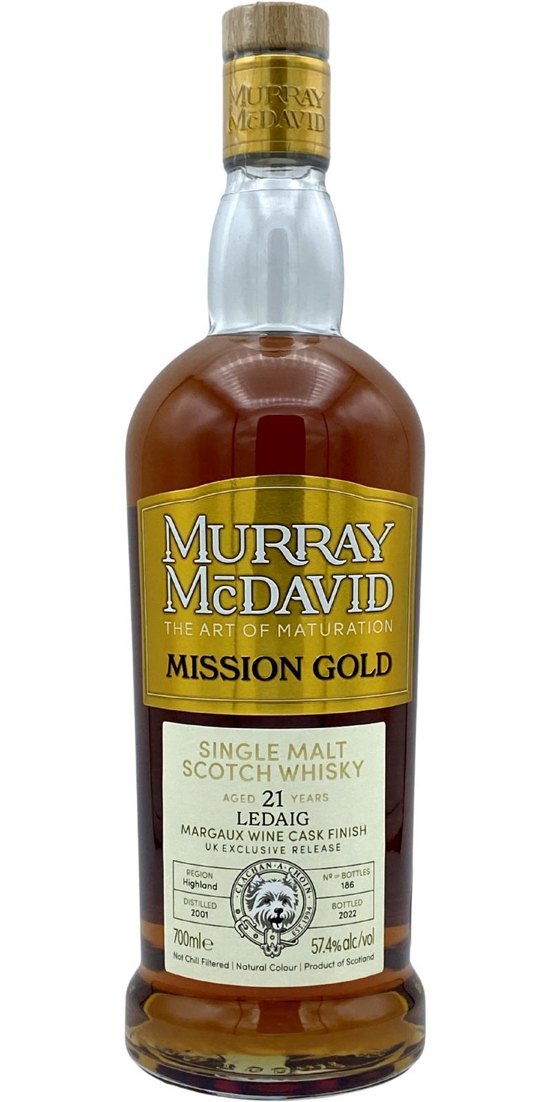 Ledaig 2001 MM  Mission Gold