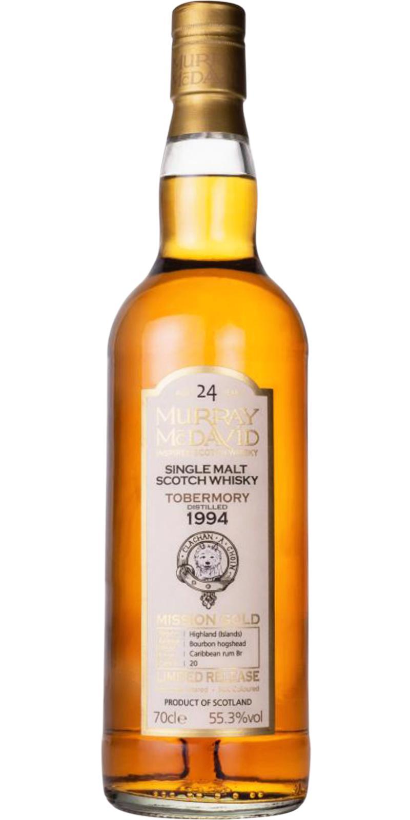 Tobermory 1994 MM  Mission Gold - Limited Release