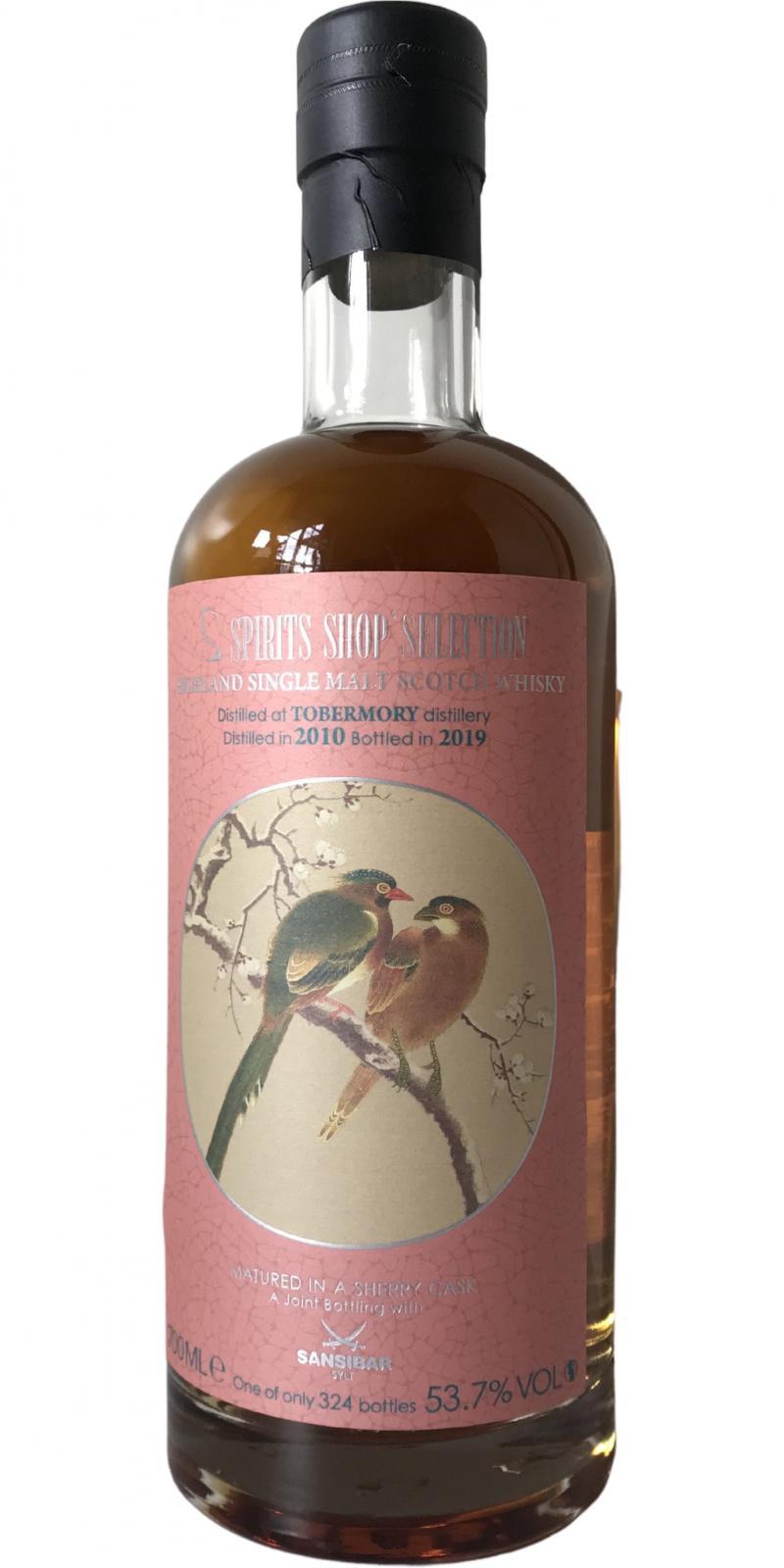 Tobermory 2010 Sb  Spirits Shop' Selection