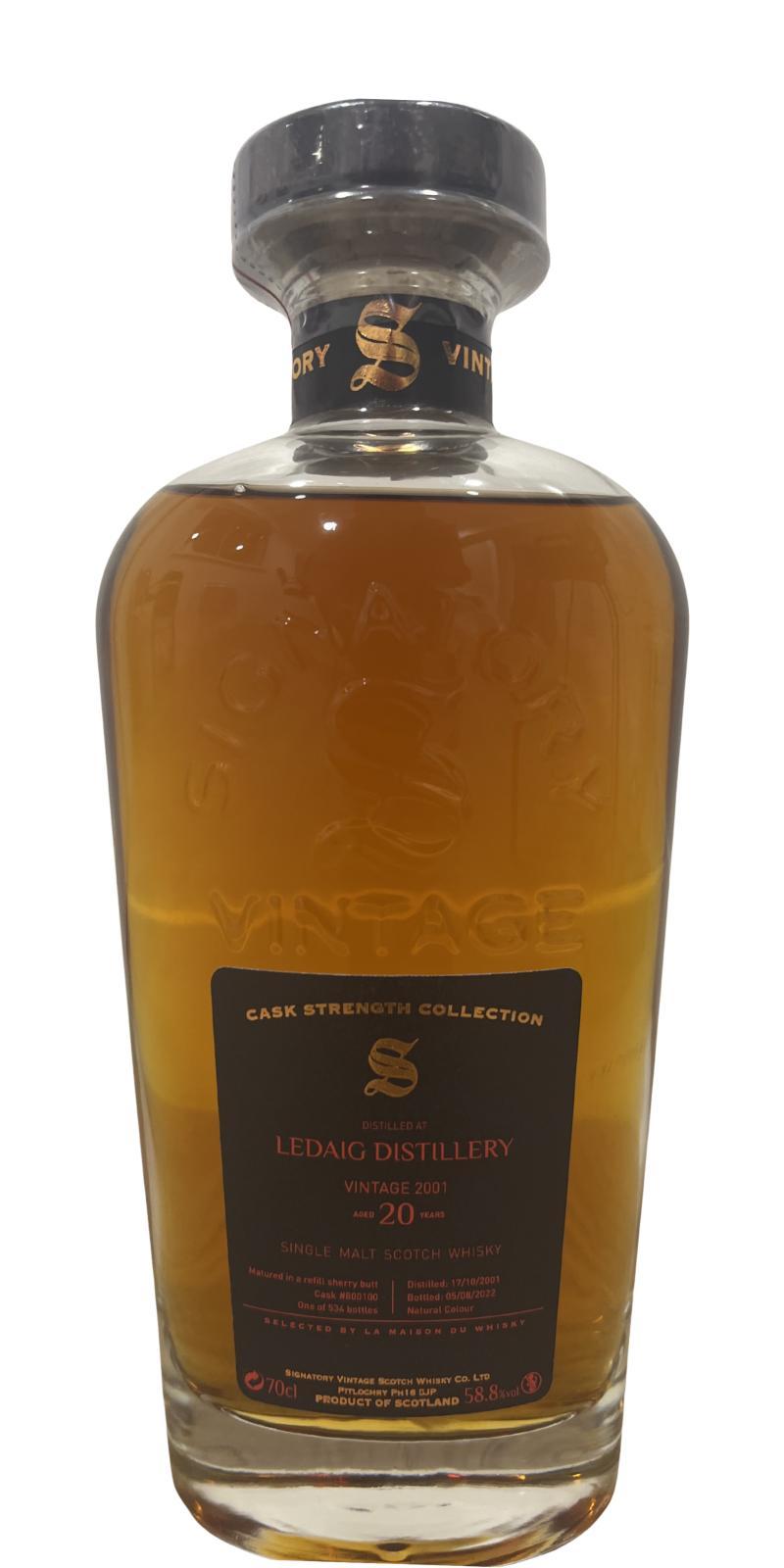 Ledaig 2001 SV  Cask Strength Collection