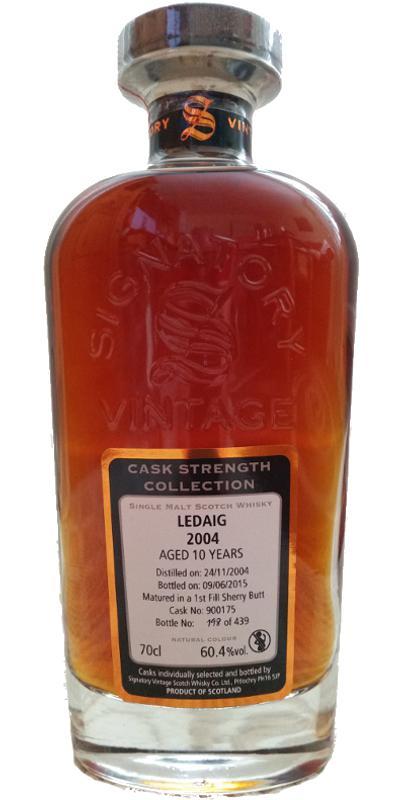 Ledaig 2004 SV  Cask Strength Collection