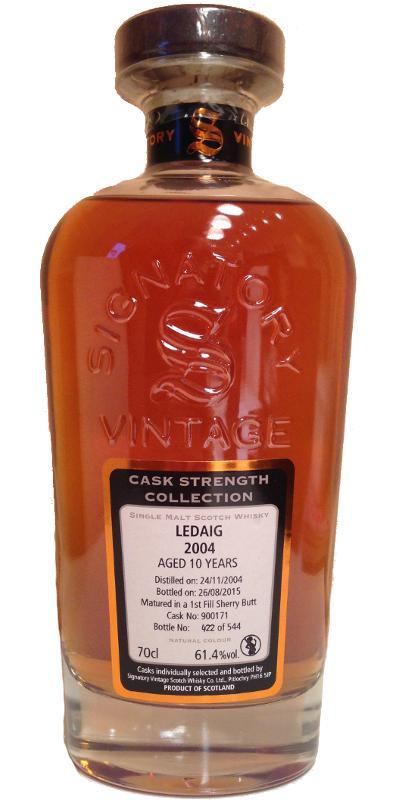 Ledaig 2004 SV  Cask Strength Collection