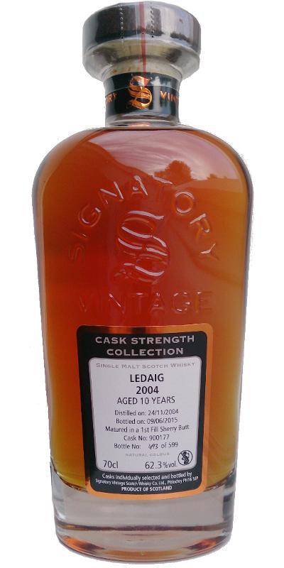 Ledaig 2004 SV  Cask Strength Collection