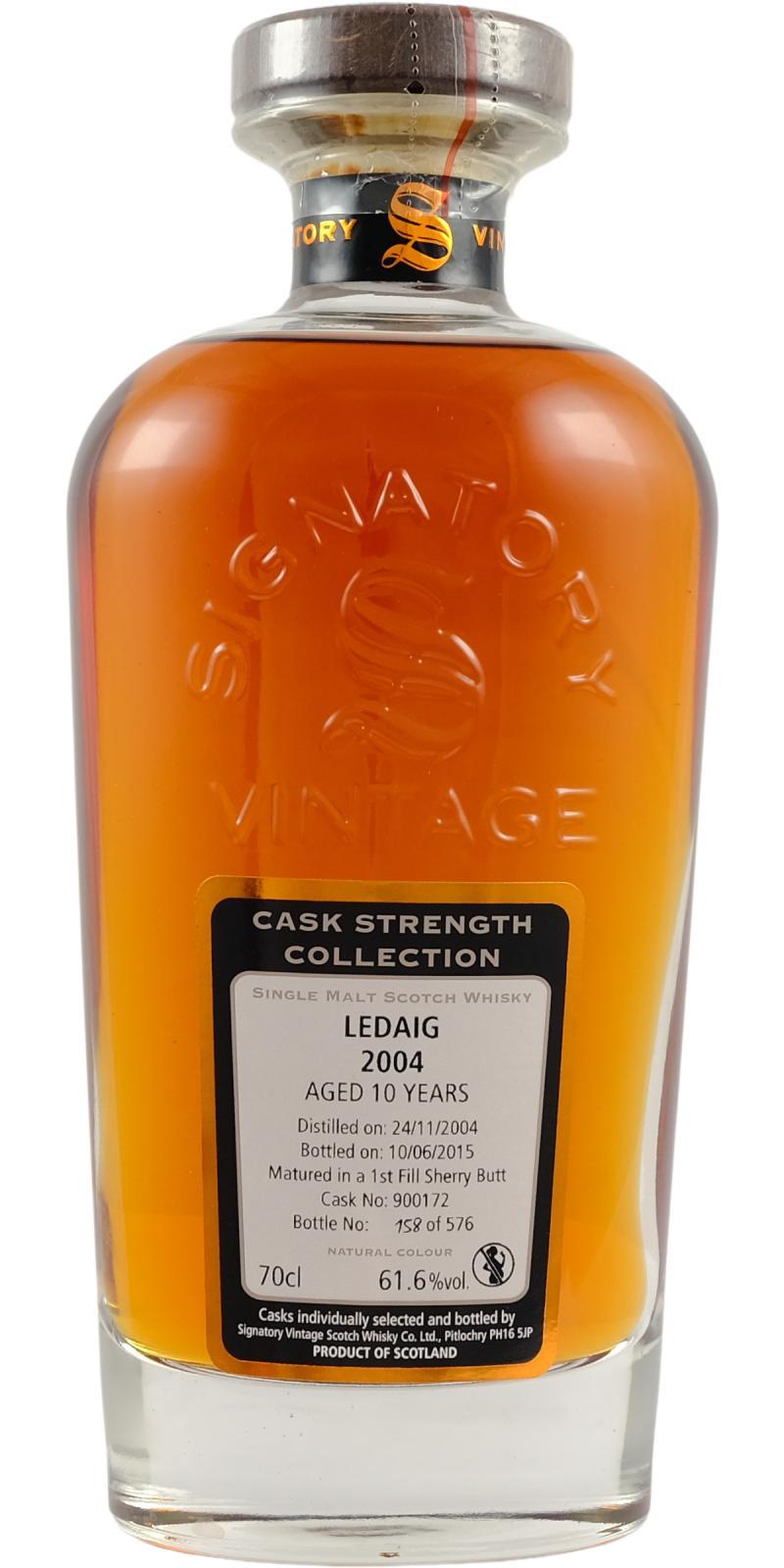 Ledaig 2004 SV  Cask Strength Collection