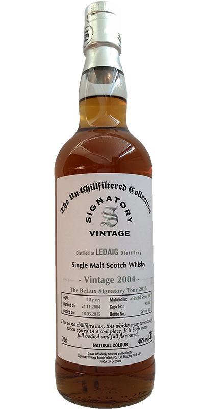 Ledaig 2004 SV  The Un-Chillfiltered Collection