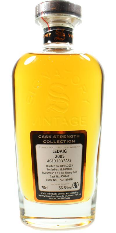 Ledaig 2005 SV  Cask Strength Collection