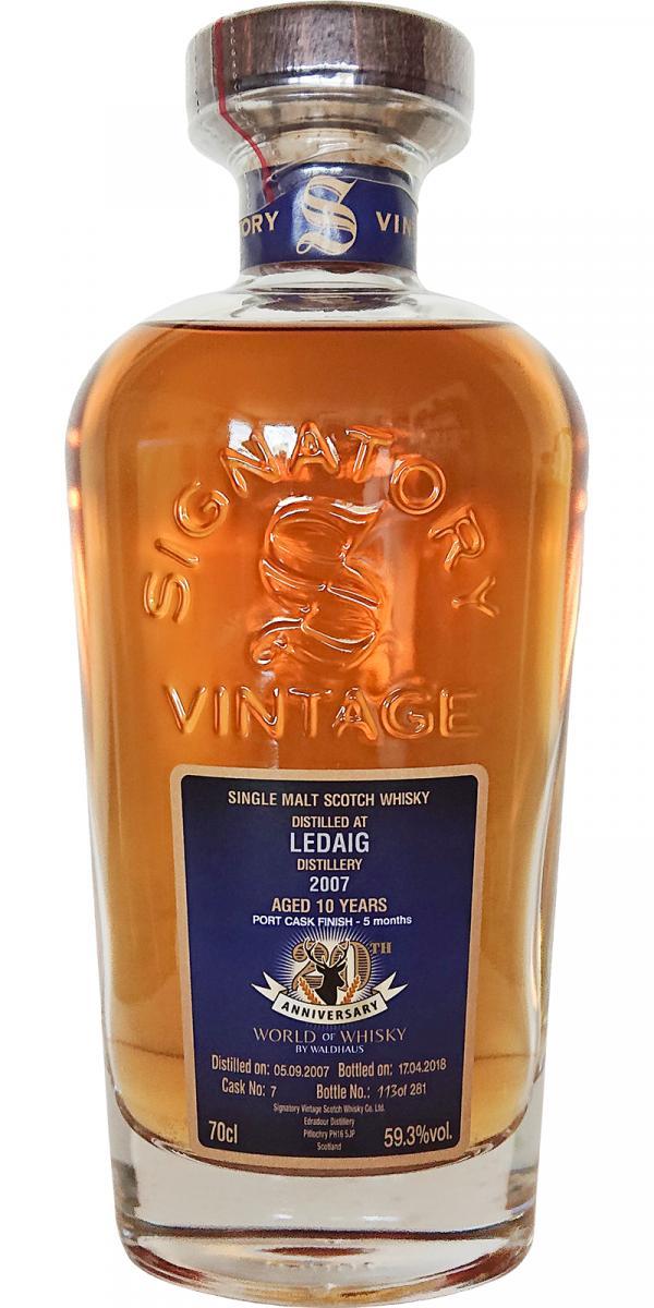 Ledaig 2007 SV  Cask Strength Collection