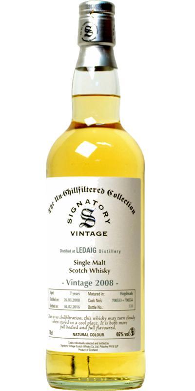 Ledaig 2008 SV  The Un-Chillfiltered Collection