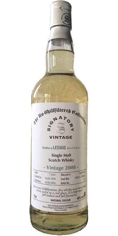 Ledaig 2008 SV  The Un-Chillfiltered Collection