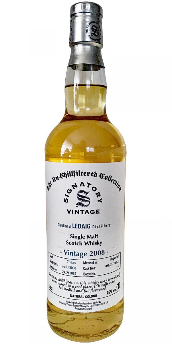 Ledaig 2008 SV  The Un-Chillfiltered Collection