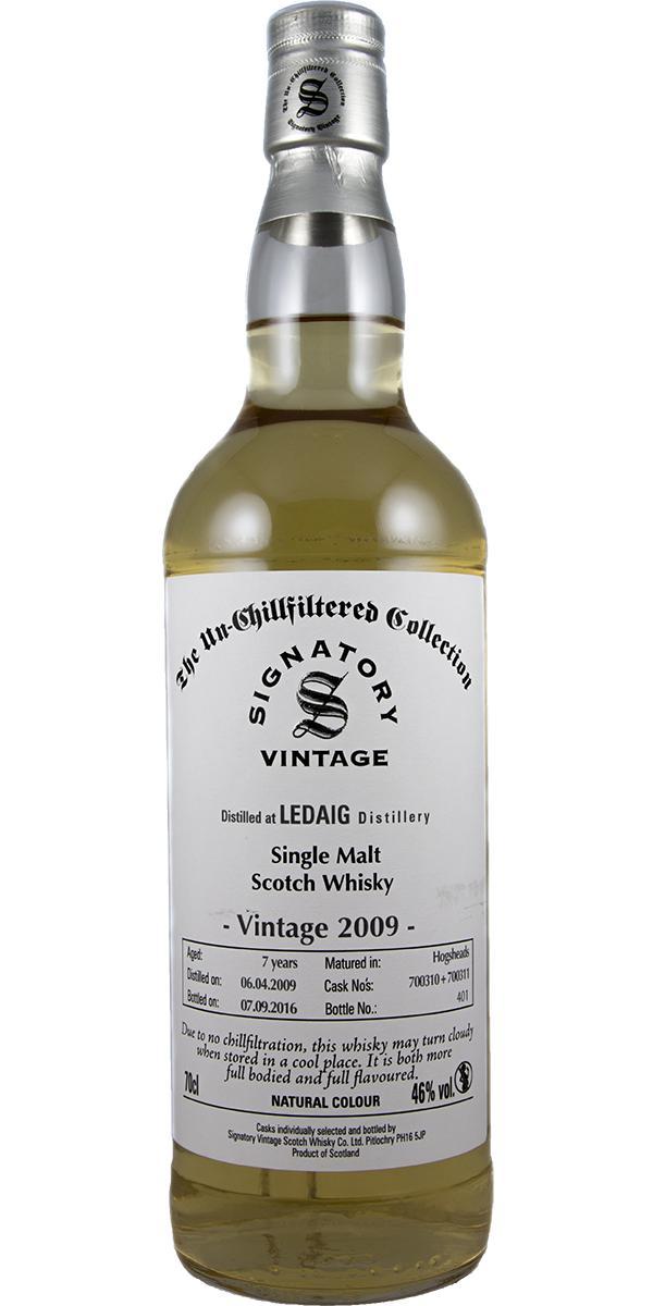 Ledaig 2009 SV  The Un-Chillfiltered Collection