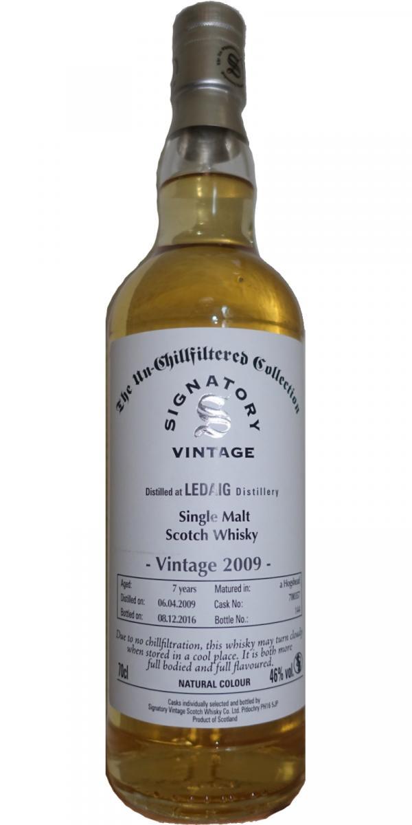 Ledaig 2009 SV  The Un-Chillfiltered Collection