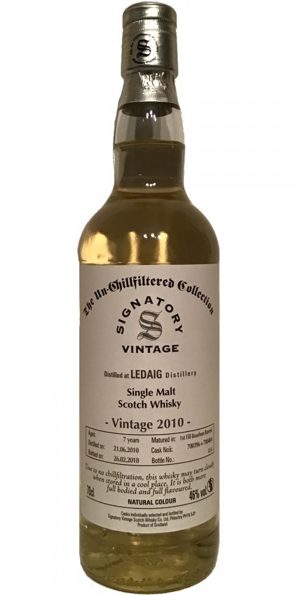Ledaig 2010 SV  The Un-Chillfiltered Collection