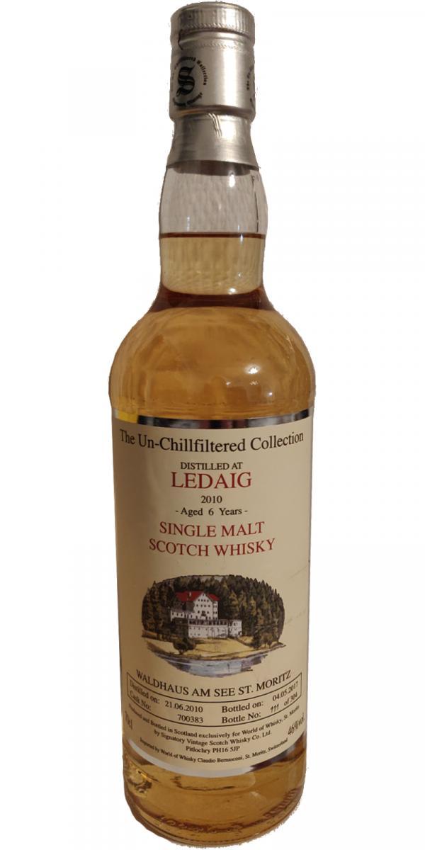 Ledaig 2010 SV  The Un-Chillfiltered Collection