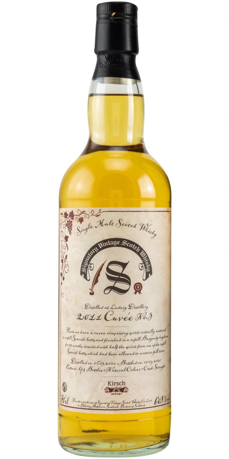 Ledaig 2011 SV  Cuvée No. 3