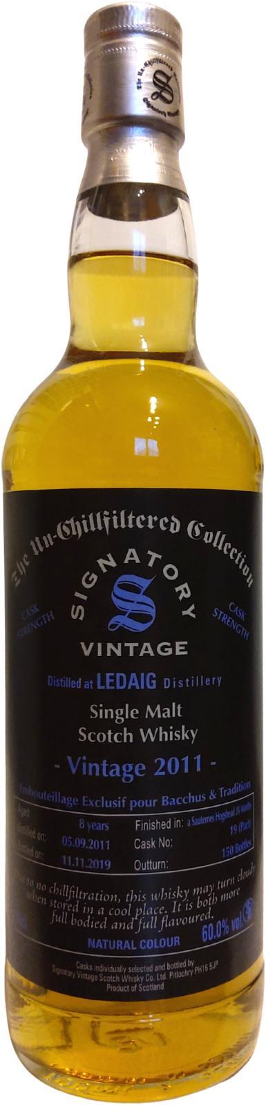 Ledaig 2011 SV  The Un-Chillfiltered Collection