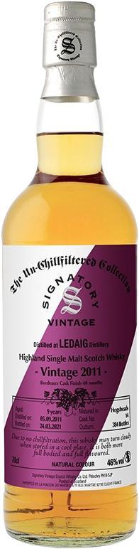 Ledaig 2011 SV  The Un-Chillfiltered Collection