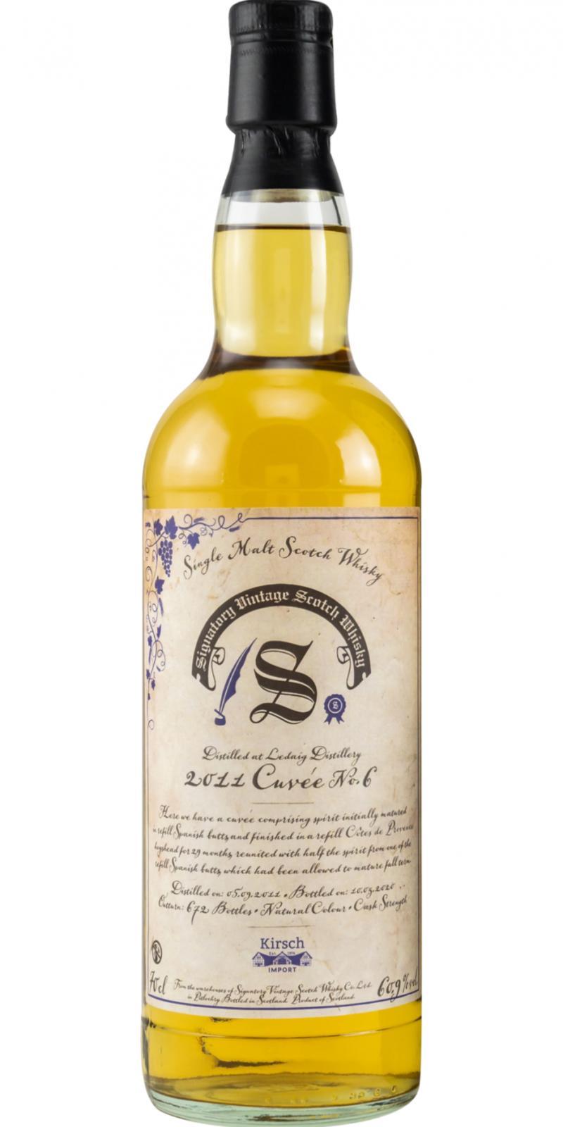 Ledaig 2011 SV  Cuvée No. 6