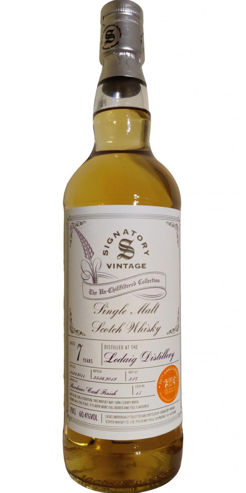Ledaig 2011 SV  The Un-Chillfiltered Collection - Cask Strength