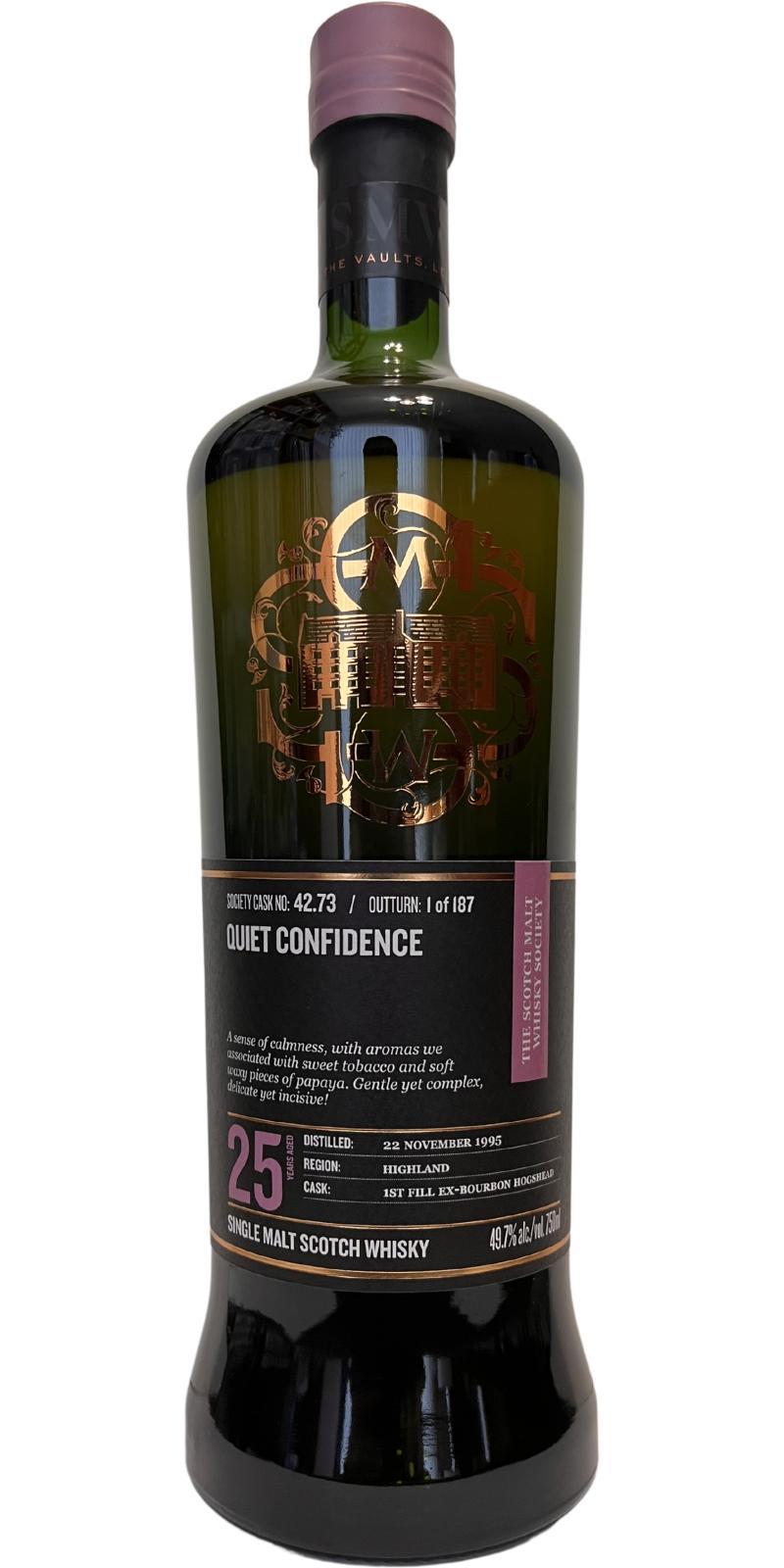 Tobermory 1995 SMWS 42.73  Quiet confidence