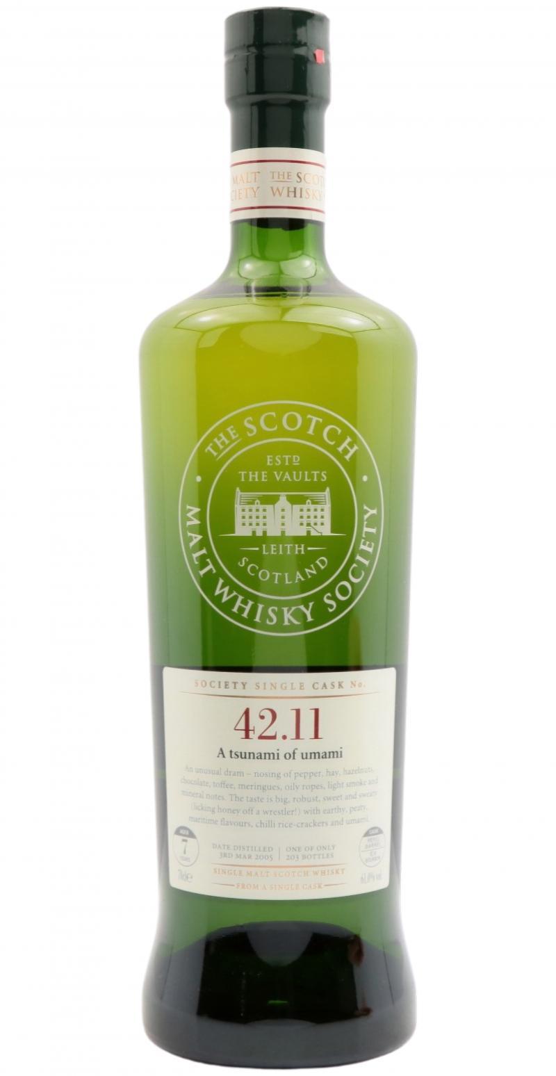 Tobermory 2005 SMWS 42.11  A tsunami of umami