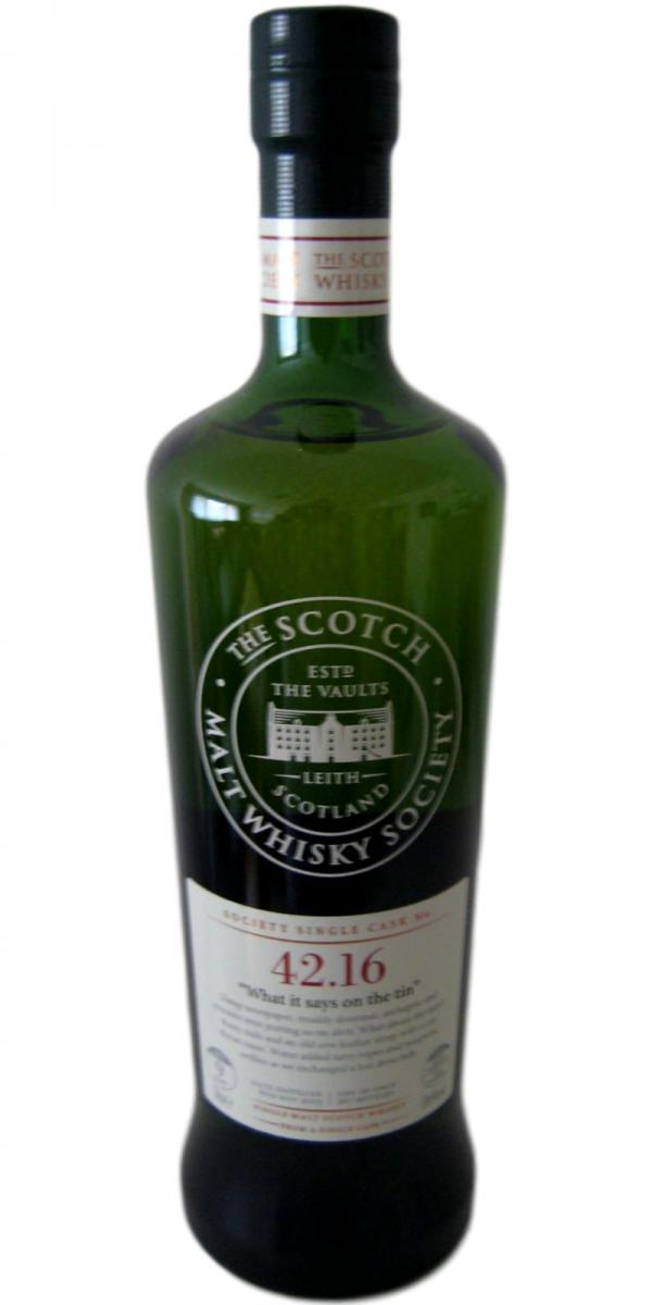 Tobermory 2005 SMWS 42.16  What it says on the tin