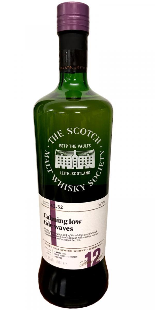 Tobermory 2005 SMWS 42.32  Calming low tide waves