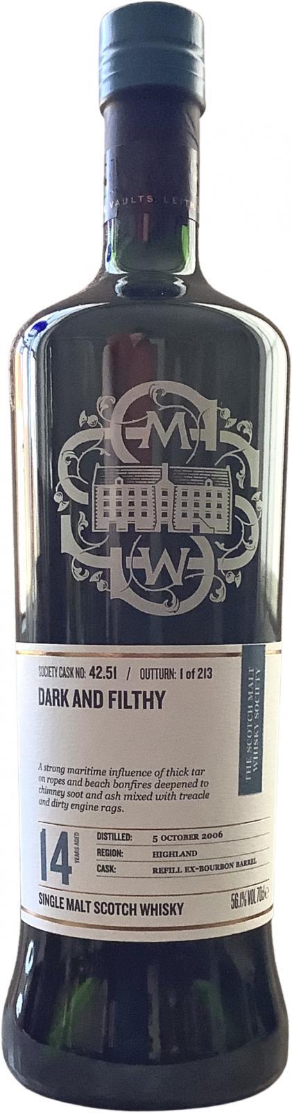 Tobermory 2006 SMWS 42.51  Dark and filthy