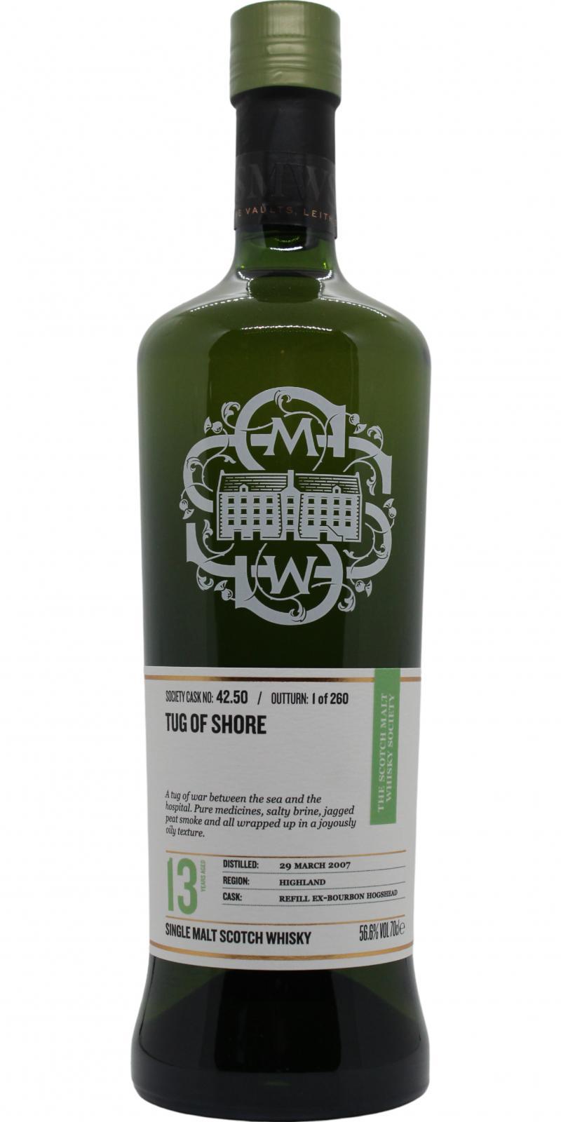 Tobermory 2007 SMWS 42.50  Tug of shore