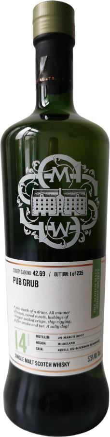 Tobermory 2007 SMWS 42.69  Pub grub