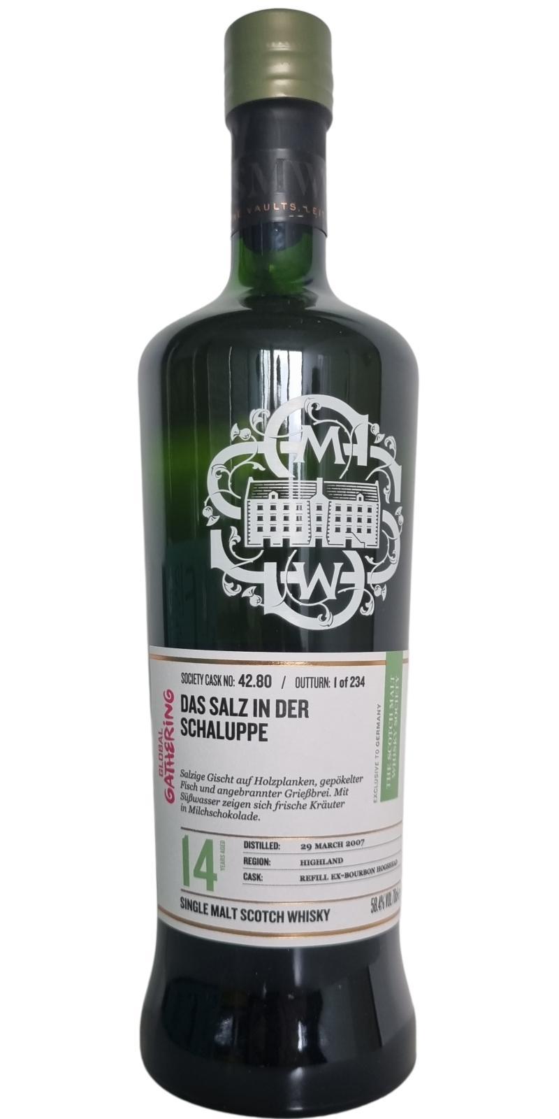 Tobermory 2007 SMWS 42.80  Das Salz in der Schaluppe