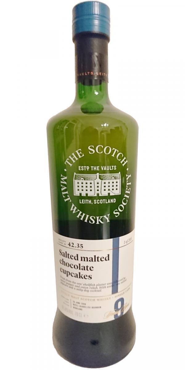 Tobermory 2008 SMWS 42.35  Salted malted chocolate cupcakes