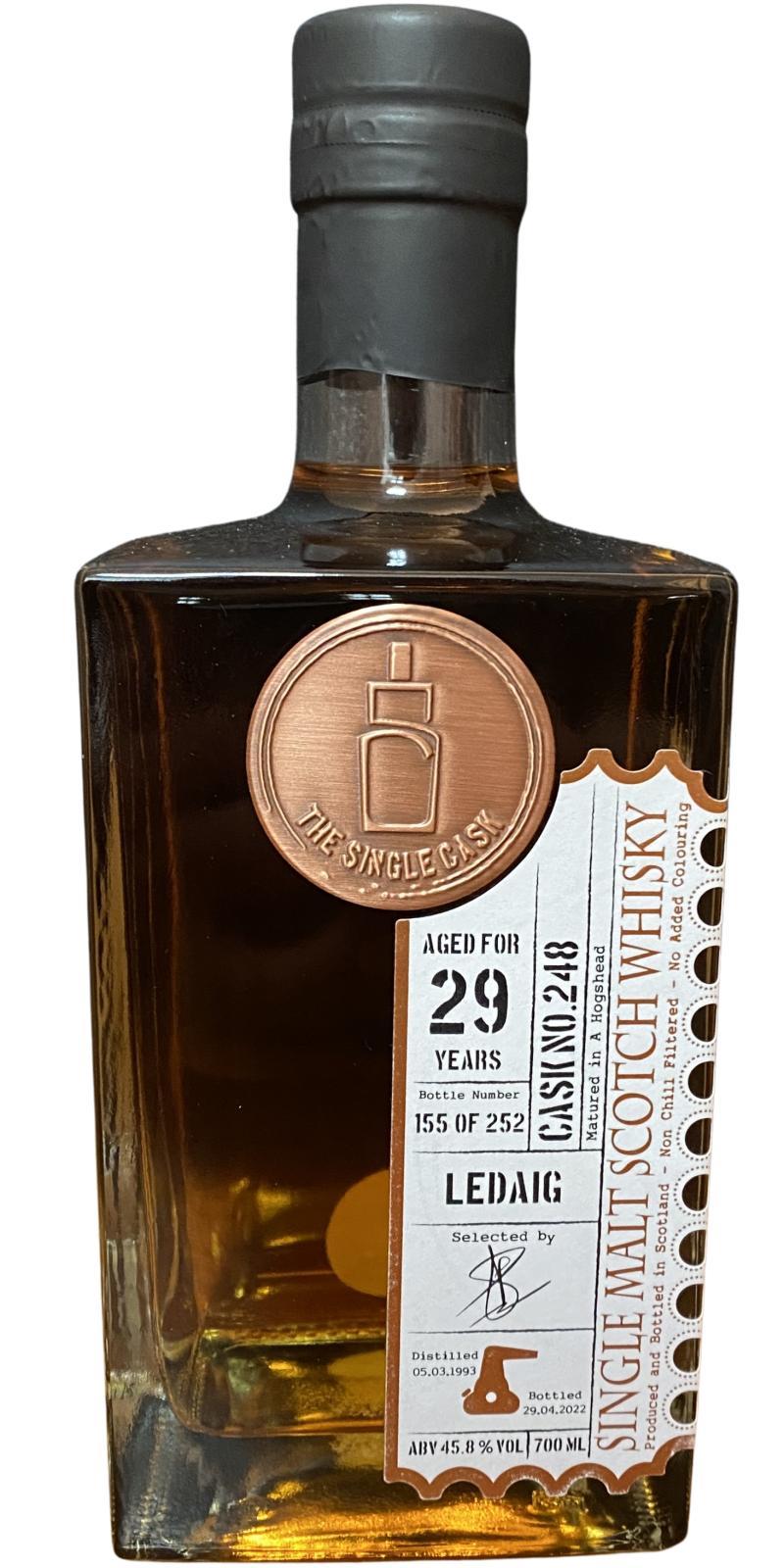 Ledaig 1993 TSCL  The Single Cask