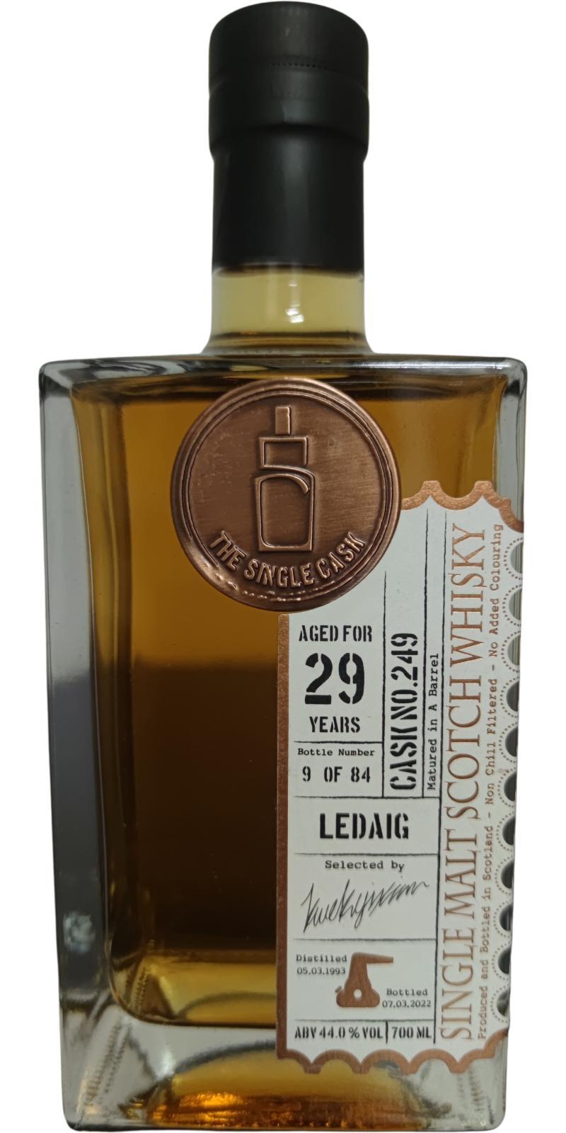 Ledaig 1993 TSCL  The Single Cask