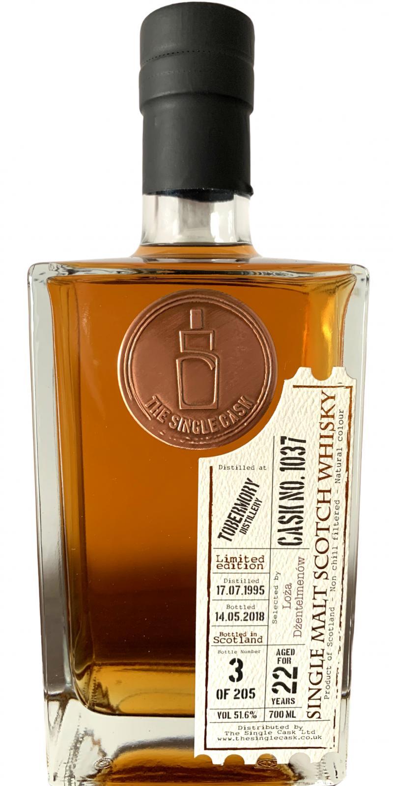 Tobermory 1995 TSCL  The Single Cask