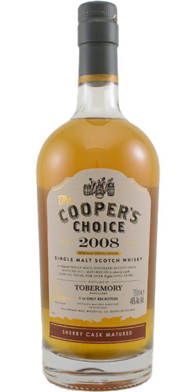 Tobermory 2008 VM  The Cooper's Choice