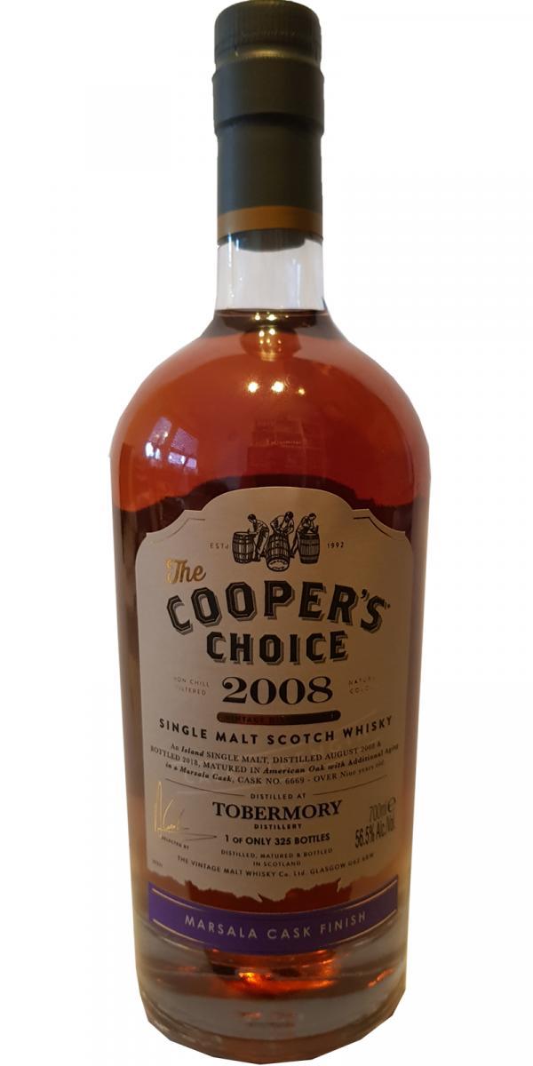 Tobermory 2008 VM  The Cooper's Choice