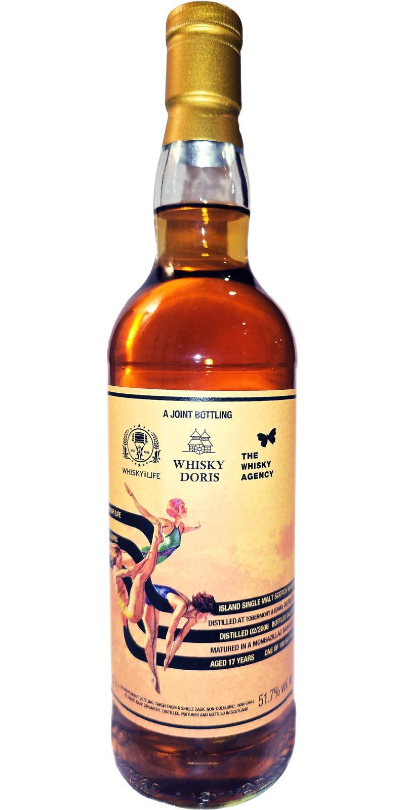 Ledaig 2008 TWA  Joint Bottling TWA & Whisky Doris & Whisky for Life